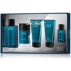 DAVIDOFF COOL WATER 5 ELEMENTÓW 365ml DUŻY ZESTAW KOSMETYKÓW